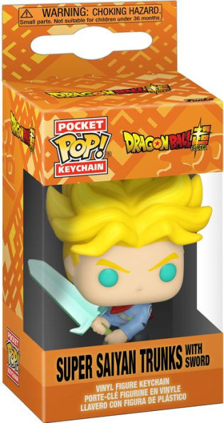 POP Keychain: Dragon Ball Super Super Saiyan Trunks with Spirit Sword