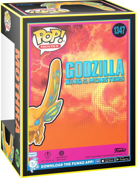 Godzilla Mothra Black Light Pop! Vinyl Figure - EE Excl.