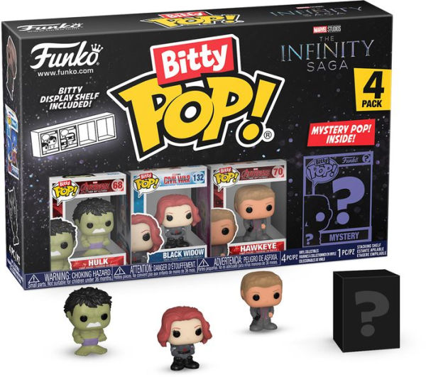 Bitty POP: Marvel- Hulk 4PK