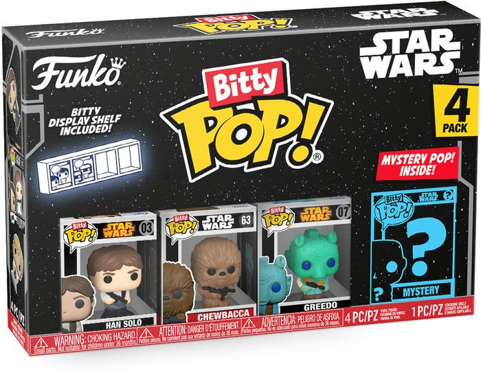 Bitty POP: Star Wars- Han Solo 4PK by FUNKO