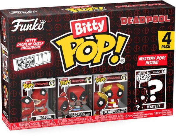 Bitty POP: Deadpool- Dinopool 4PK