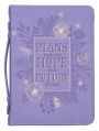 Hope and Future Purple Bible Cover - Jeremiah 29:11