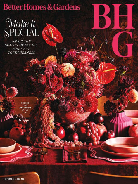 Better Homes and Gardens One Year Subscription Print Magazine