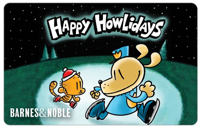 Dog Man Happy Howlidays Gift Card