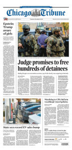 Title: The Chicago Tribune, Author: Tribune Company