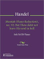 Messiah (Piano Reduction), no. 32: But Thou didst not leave His soul in hell