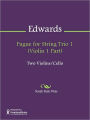 Fugue for String Trio 1 (Violin 1 Part)