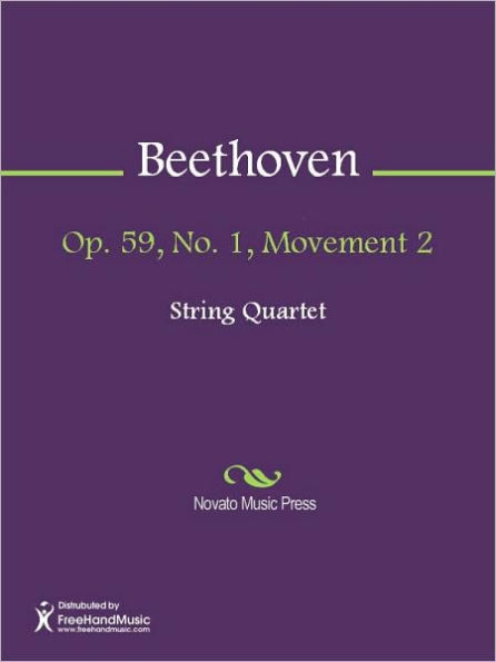 Op. 59, No. 1, Movement 2