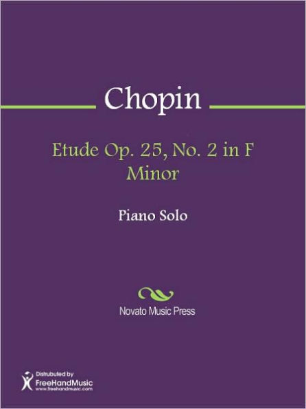 Etude Op. 25, No. 2 in F Minor