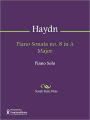 Piano Sonata no. 8 in A Major