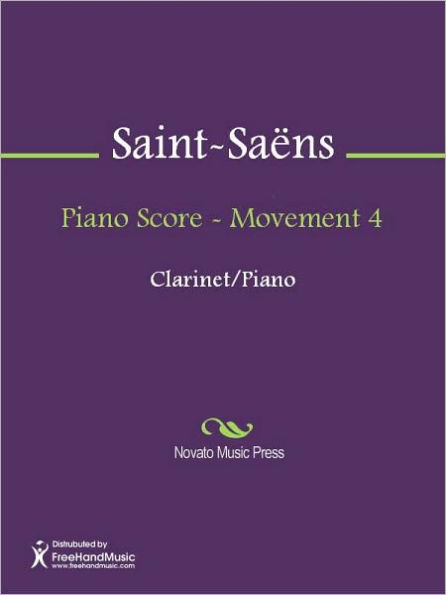 Piano Score - Movement 4