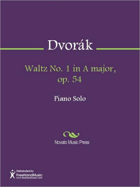 Waltz No. 1 in A major, op. 54