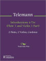 Introduzzione a Tre (Flute 1 and Violin 1 Part)