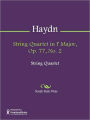 String Quartet in F Major, Op. 77, No. 2