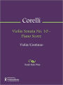Violin Sonata No. 10 - Piano Score
