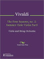 The Four Seasons, no. 2: Summer (Solo Violin Part)