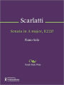 Sonata in A major, K220