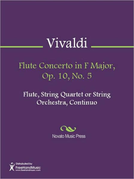 Flute Concerto in F Major, Op. 10, No. 5