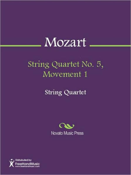 String Quartet No. 5, Movement 1