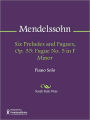 Six Preludes and Fugues, Op. 35: Fugue No. 5 in F Minor