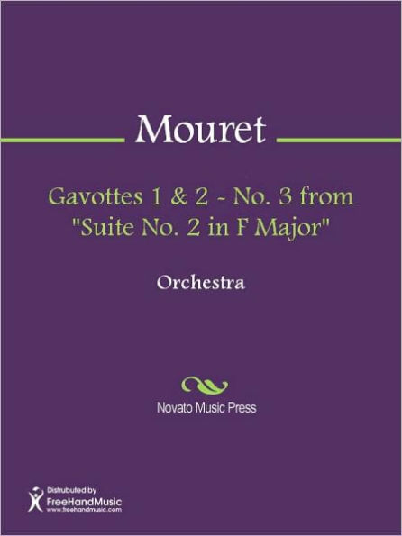 Gavottes 1 & 2 - No. 3 from Suite No. 2 in F Major