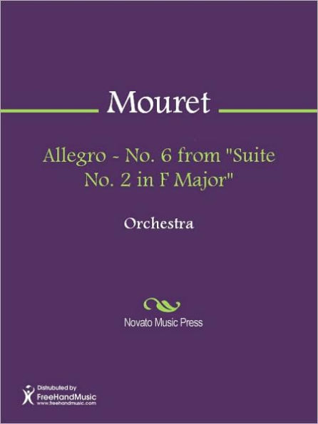 Allegro - No. 6 from Suite No. 2 in F Major