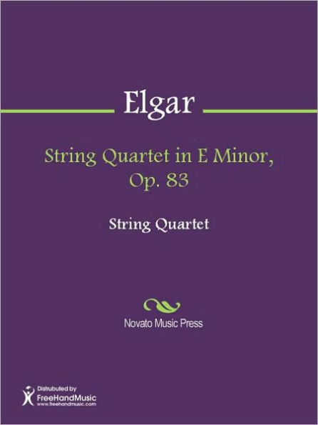 String Quartet in E Minor, Op. 83