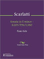Sonata in E minor - K203/P96/L380