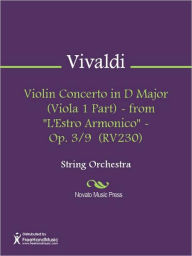 Violin Concerto in D Major (Viola 1 Part) - from