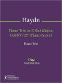 Piano Trio in E-flat Major, HobXV/29 (Piano Score)