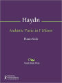Andante Varie in F Minor