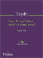 Piano Trio in F Major, HobXV/4 (Piano Score)