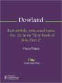 Rest awhile, you cruel cares - No. 12 from