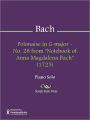 Polonaise in G major - No. 28 from