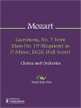 Lacrimosa, No. 7 from Mass No. 19 (Requiem) in D Minor, K626 (Full Score)