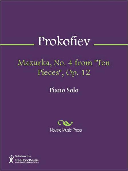 Mazurka, No. 4 from 
