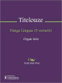 Pange Lingua (3 versets)