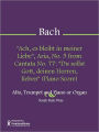 Ach, es bleibt in meiner Liebe, Aria, No. 5 from Cantata No. 77: Du sollst Gott, deinen Herren, lieben (Piano Score)