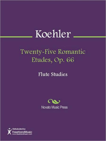 Twenty-Five Romantic Etudes, Op. 66