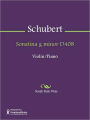 Sonatina g minor D408