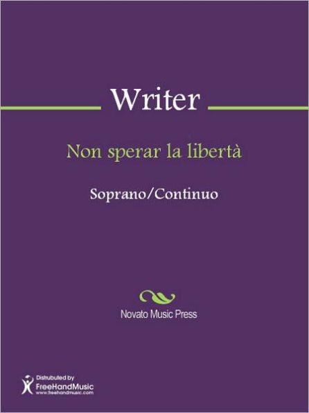 Non sperar la liberta