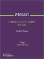 Sonata No.23 D Major KV306