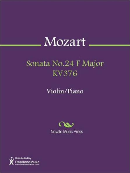 Sonata No.24 F Major KV376