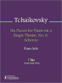 Six Pieces for Piano on a Single Theme. No. 6. Scherzo