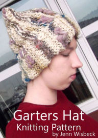 Title: Garter Hat Knitting Pattern, Author: Jenn Wisbeck