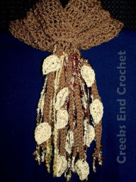 Falling Leaves Scarf Crochet Pattern