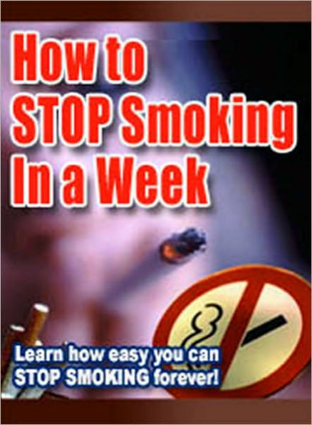 How To Stop Smoking In a Week