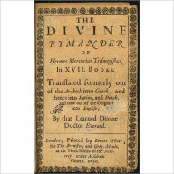THE DIVINE PYMANDER of Hermes Mercurius Trismegistus