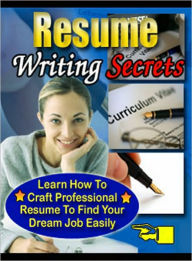 Title: Resume Writing Secrets, Author: Lou Diamond