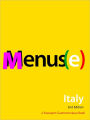 Menus(e): Italy
